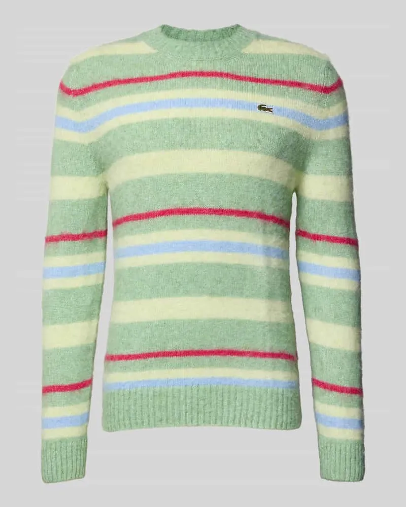 Lacoste Regular Fit Strickpullover mit Woll-Alpaka-Anteil Hellgruen