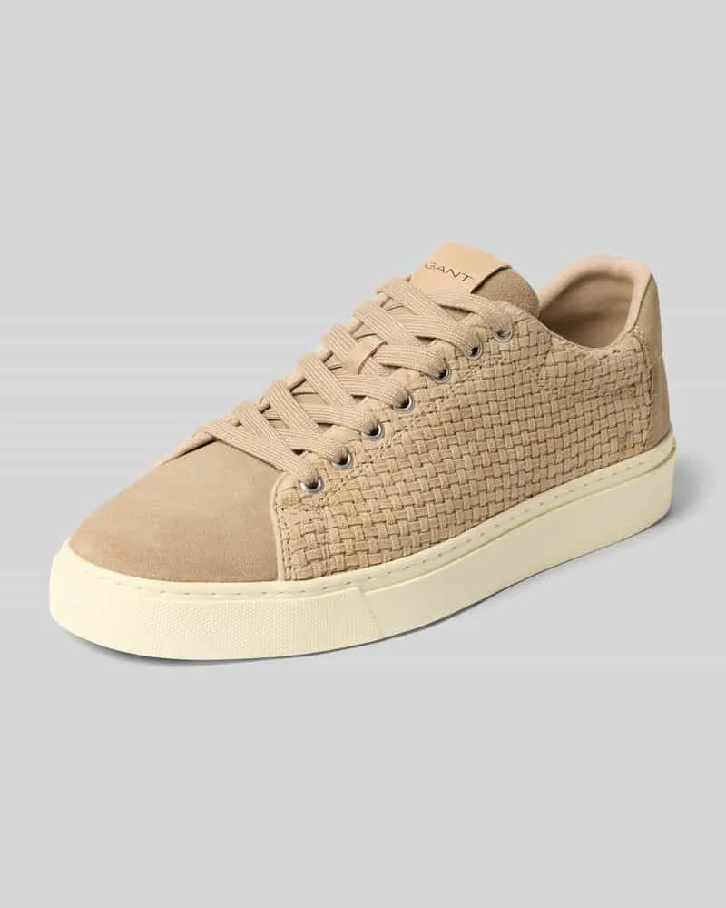 Gant Sneaker aus echtem Leder mit Strukturmuster Modell 'Julien Sand