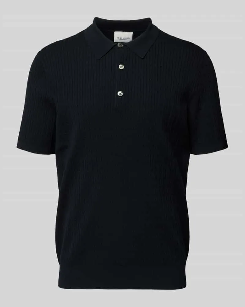 Profuomo Regular Fit Poloshirt mit Seide-Anteil Modell 'Luxury Marine