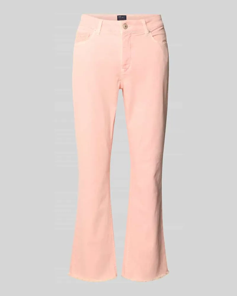 RAFFAELLO ROSSI  Regular Fit Jeans mit Fransen Rosa