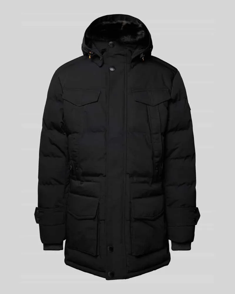 Wellensteyn Funktionsjacke mit Kapuze Modell 'SEAMASTER Black