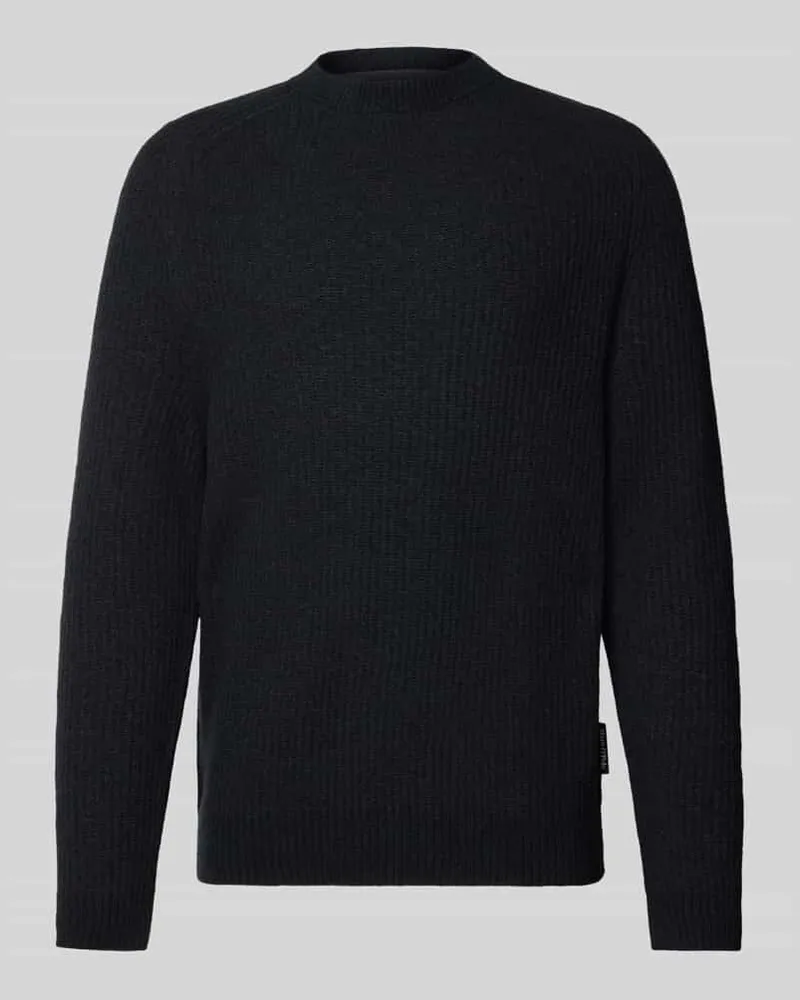 Marc O'Polo Regular Fit Pullover aus Woll-Mix Black