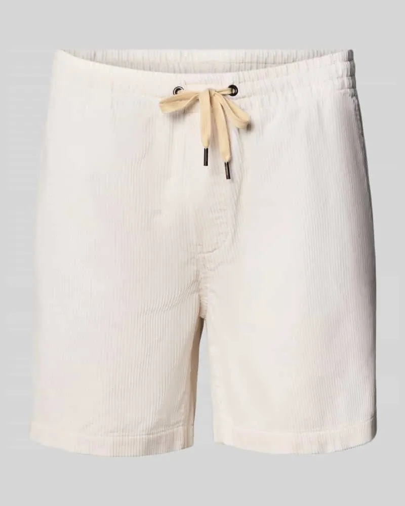 Ralph Lauren Classic Fit Shorts mit elastischem Bund Weiss