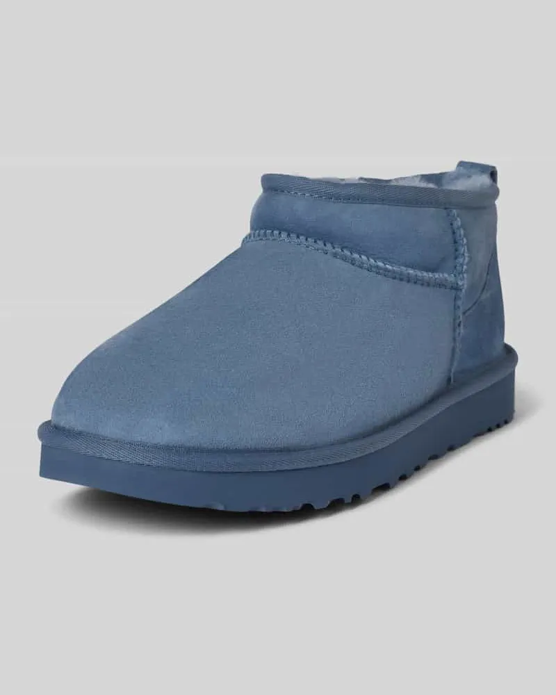 UGG Boots mit Zugschlaufe Modell 'CLASSIC ULTRA MINI Blau