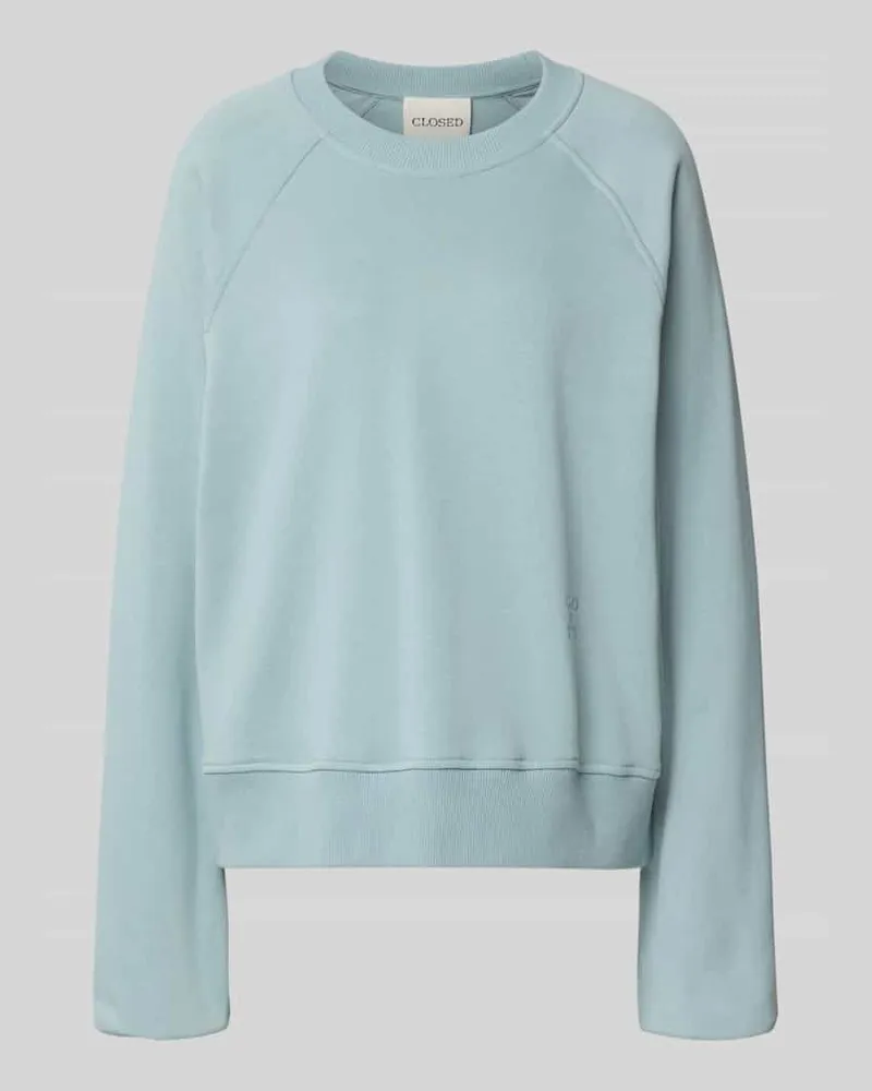 Closed Oversized Sweatshirt mit Rundhalsausschnitt Bleu
