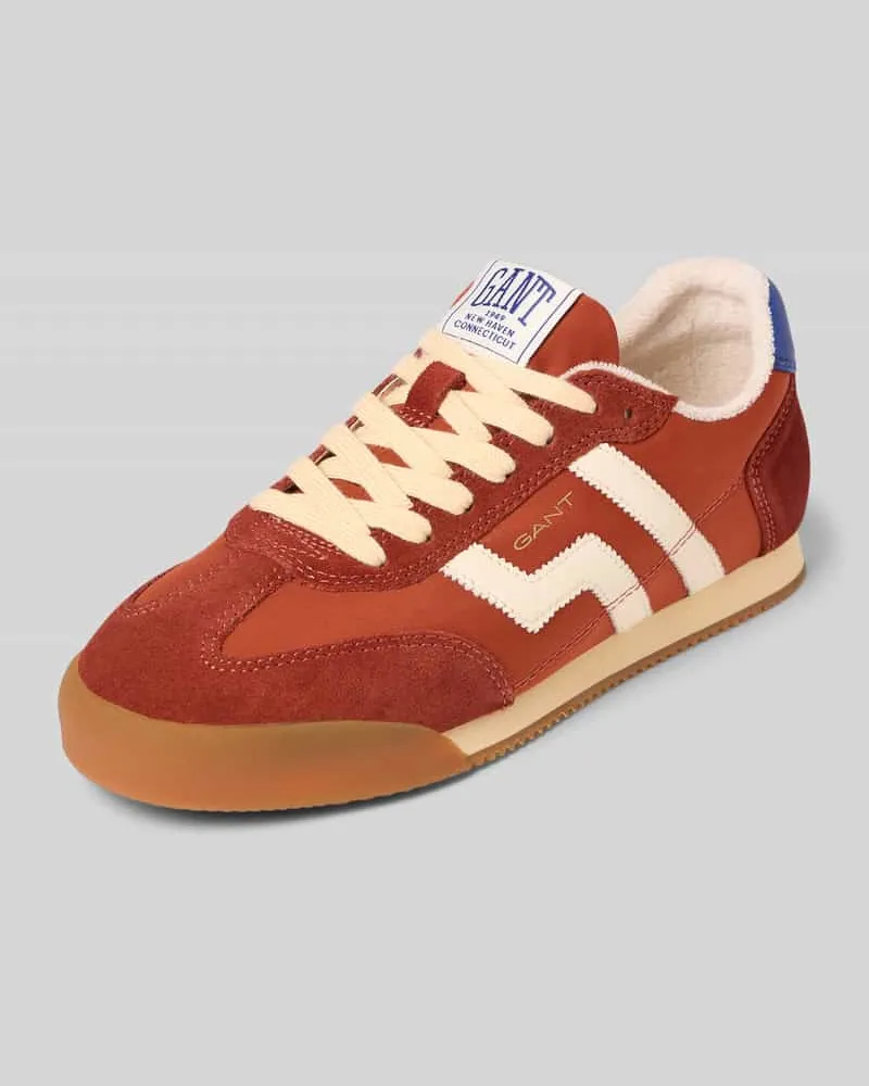 Gant Sneaker aus Leder-Textil-Mix Modell 'Beylana Orange