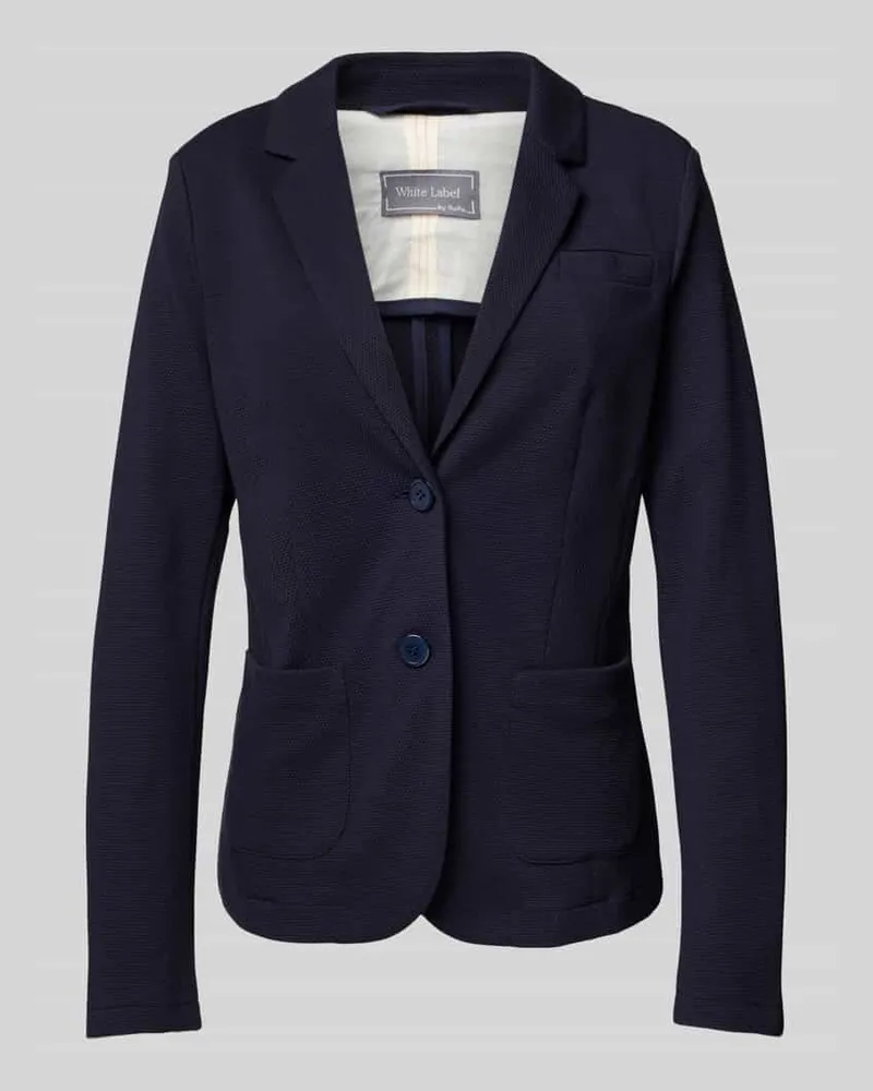 White Label Blazer mit aufgesetzten Taschen Marine