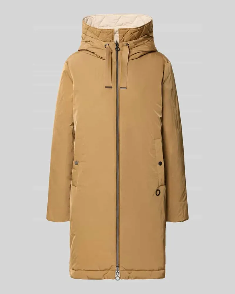 Fuchs Schmitt Jacke mit Zweiwege-Reißverschluss und Eingrifftaschen Beige