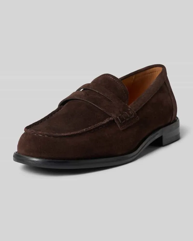 Vagabond Loafer aus echtem Rindsleder Modell 'LINN Dunkelbraun