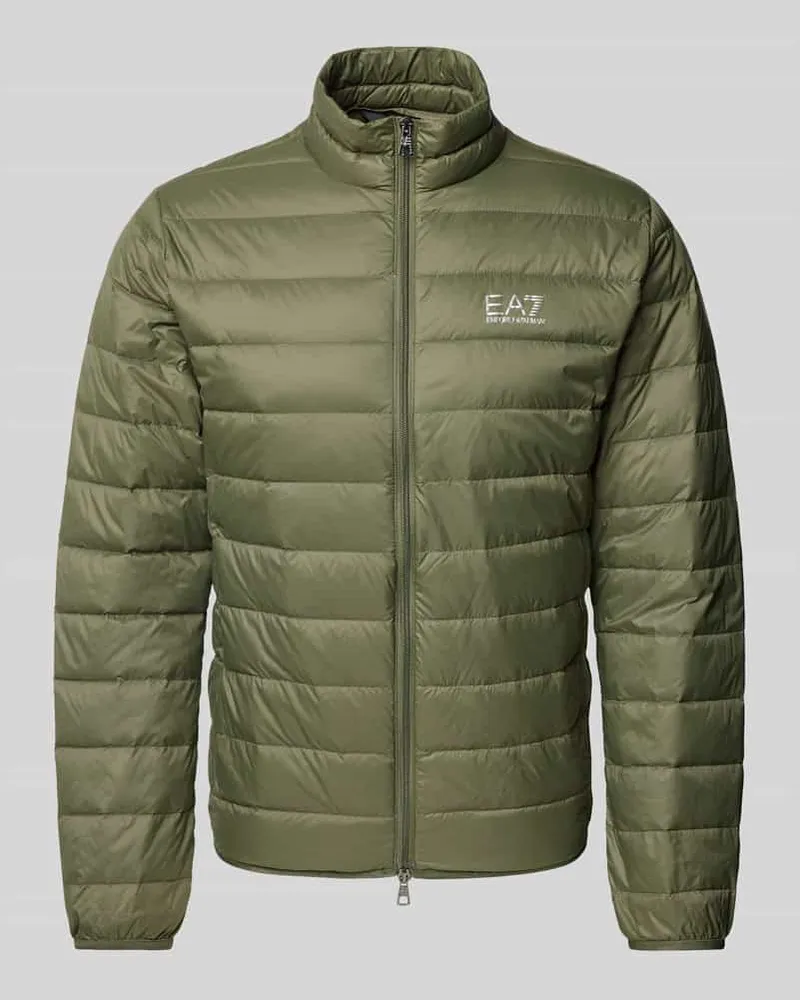 EA7 Daunenjacke mit Daunen-Federn-Füllung Oliv