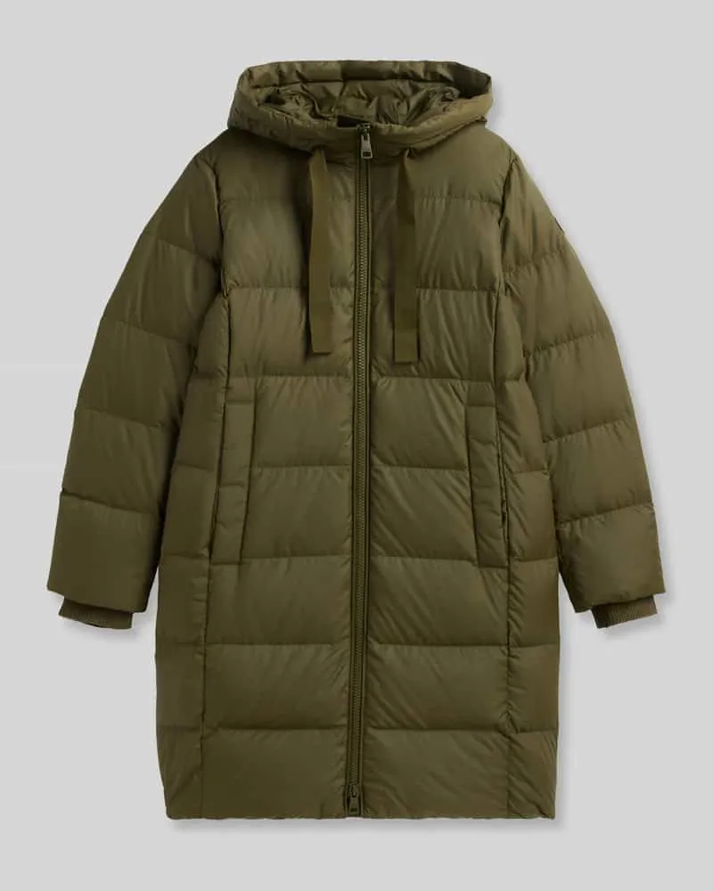 Tommy Hilfiger Steppmantel mit Kapuze Khaki