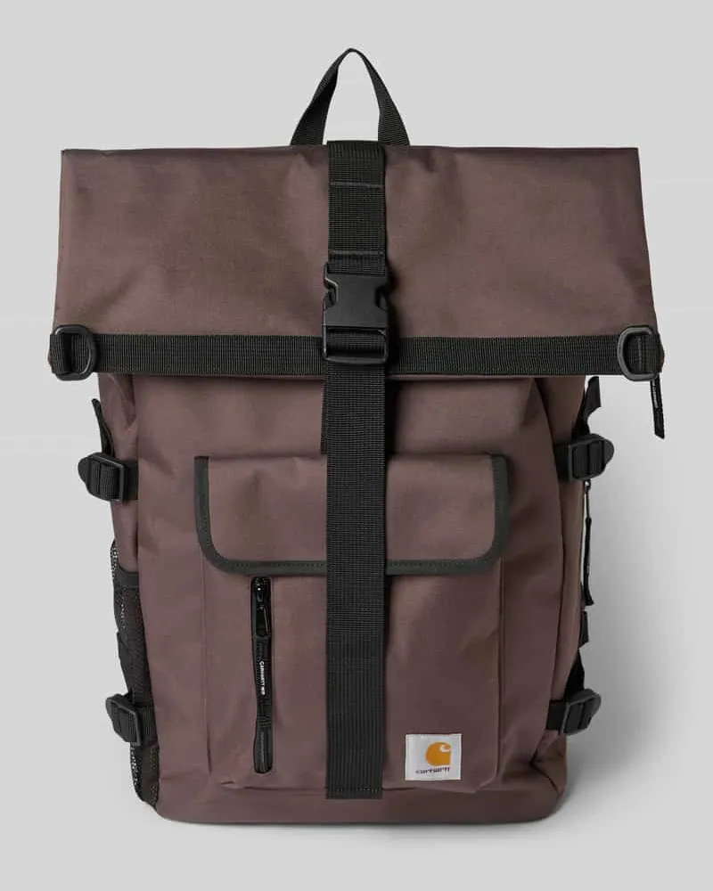 Carhartt WIP Rucksack mit Logo-Patch Modell 'Philis Aubergine