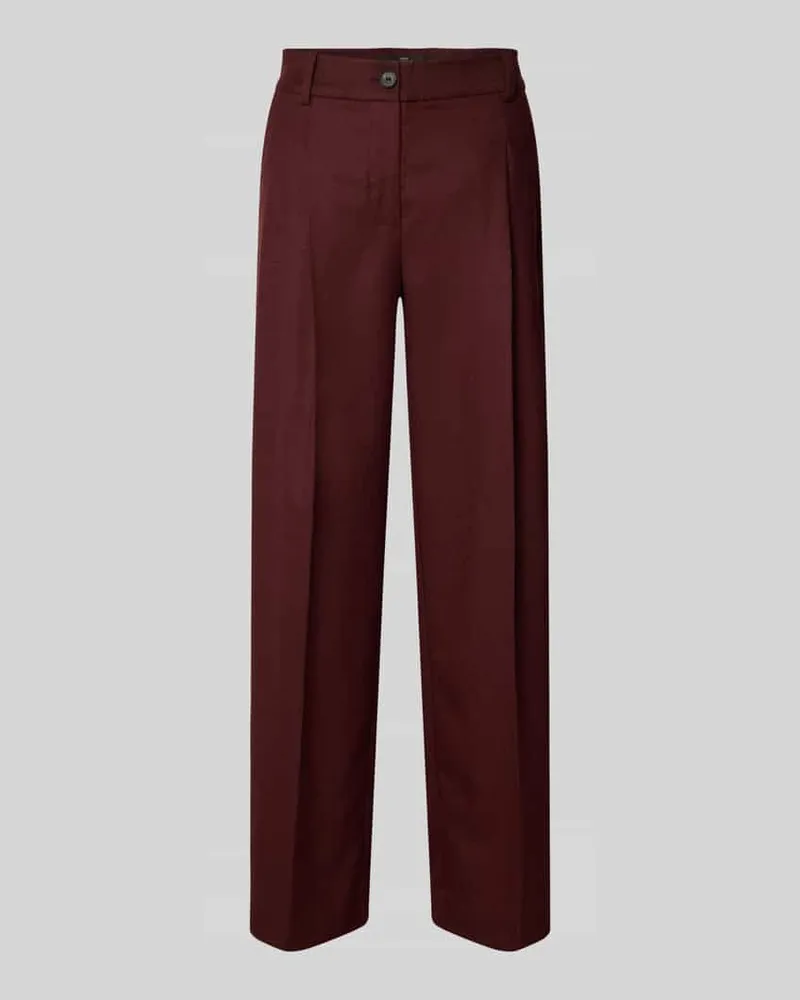 Lanius Stoffhose mit französischen Eingrifftaschen Bordeaux