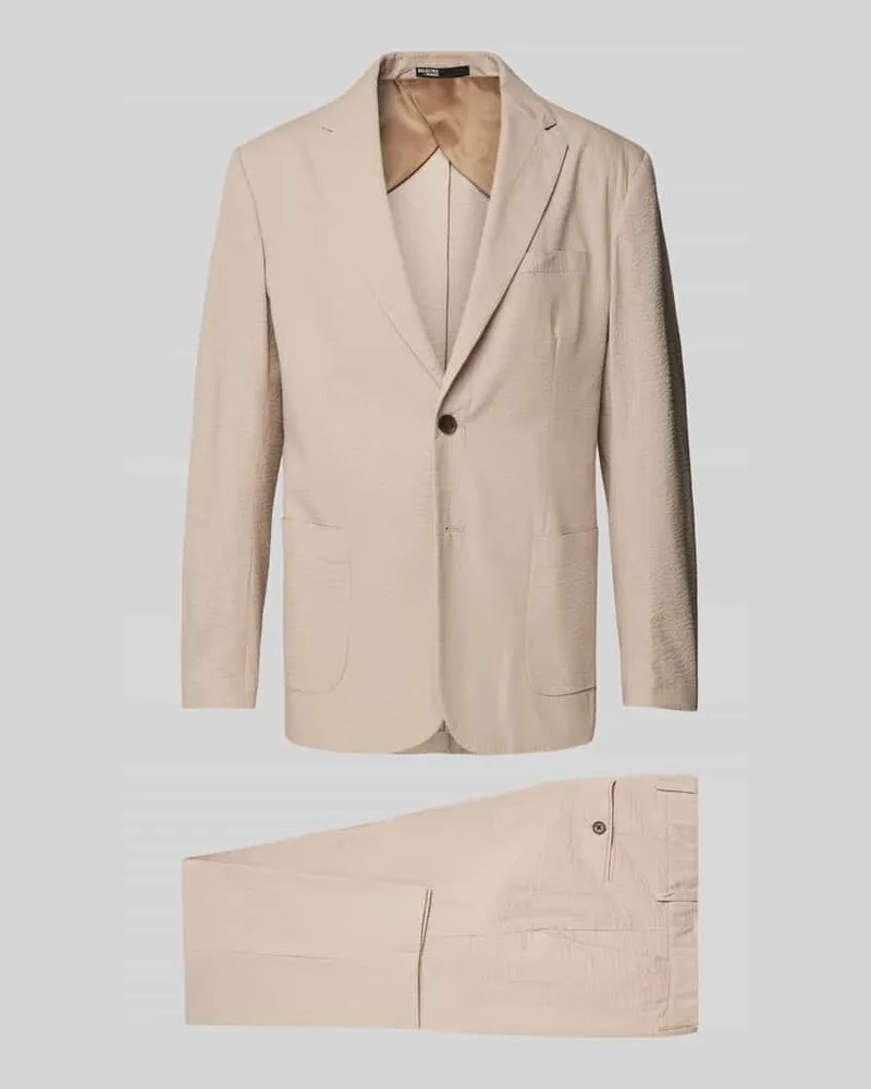 Selected Homme Regular Fit Anzug mit Reverskragen Modell 'SMITH Offwhite