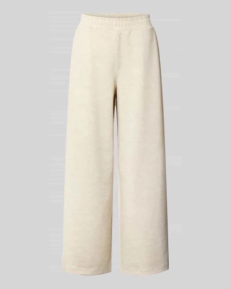 Rich&Royal Sweatpants aus Viskose-Mix mit elastischem Bund Sand