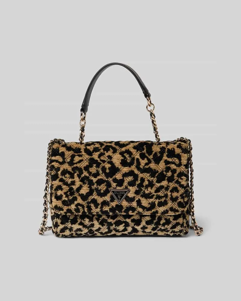 Guess Handtasche mit Label-Detail Modell 'GIULLY Beige