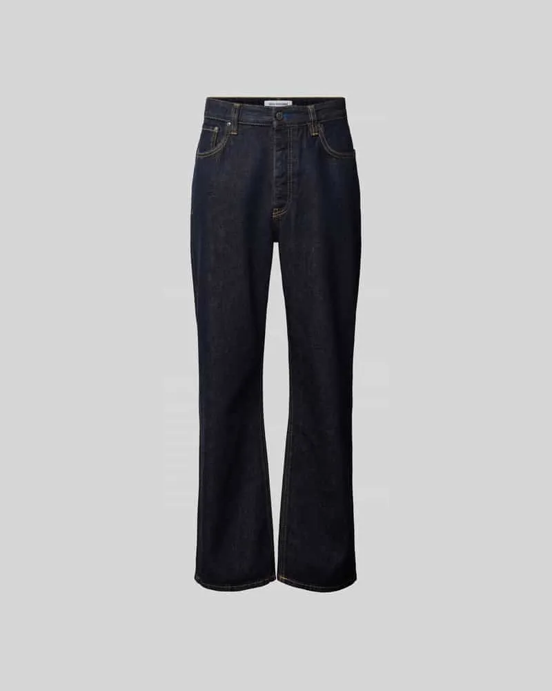 Won Hundred Straight Fit Jeans im 5-Pocket-Design Dunkelblau