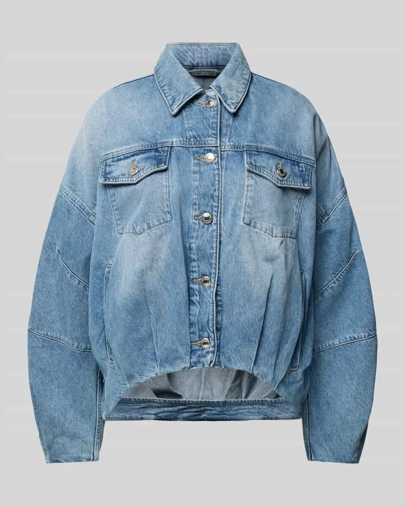 Drykorn Oversized Jeansjacke mit Lyocell-Anteil Modell 'BLAXTON Blau