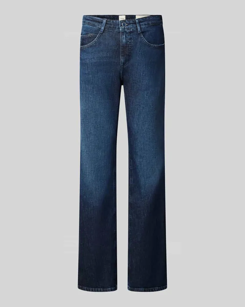 Brax Bootcut-Jeans aus Baumwoll-Mix Modell 'MARY Dunkelblau