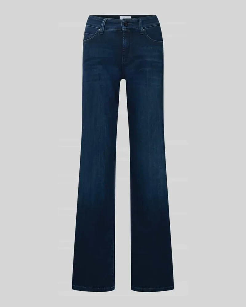 Cambio Flared Jeans mit 5-Pocket-Design Modell 'PARIS Dunkelblau