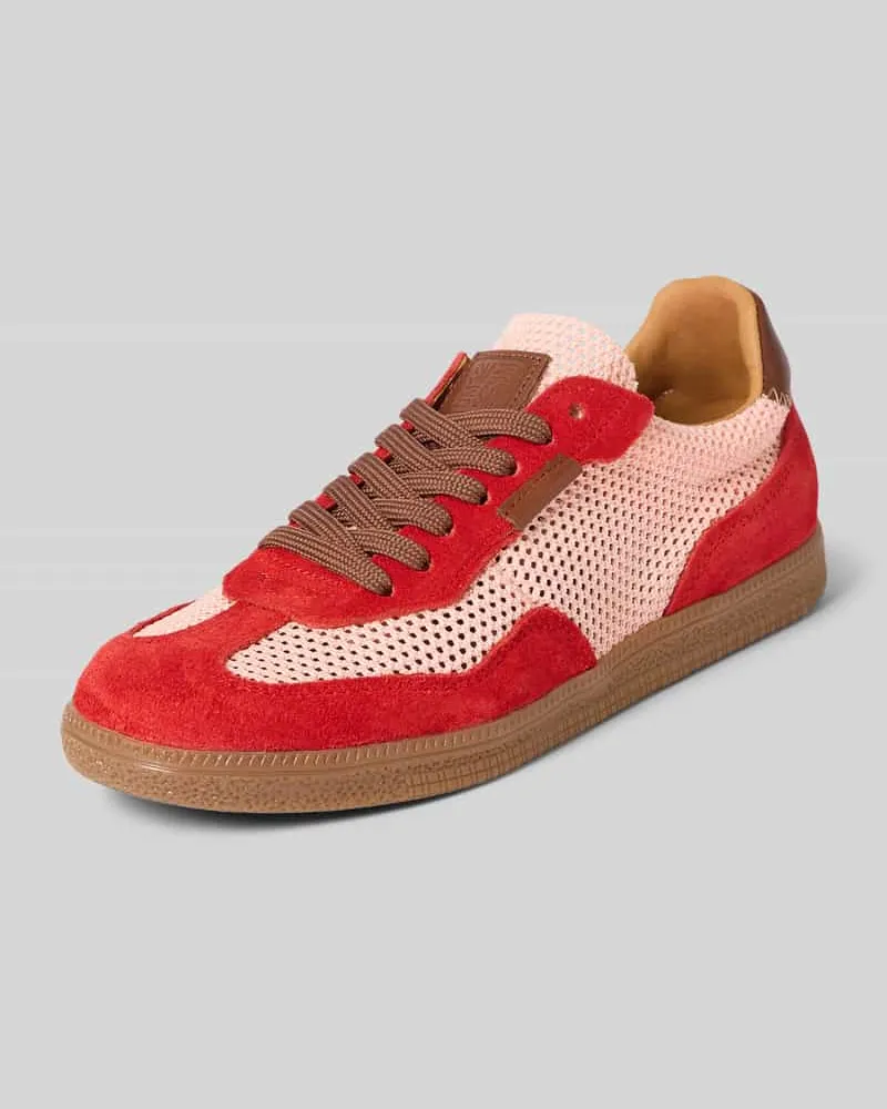 Steve Madden Sneaker aus Leder mit Schnürung Modell 'Estella Rot