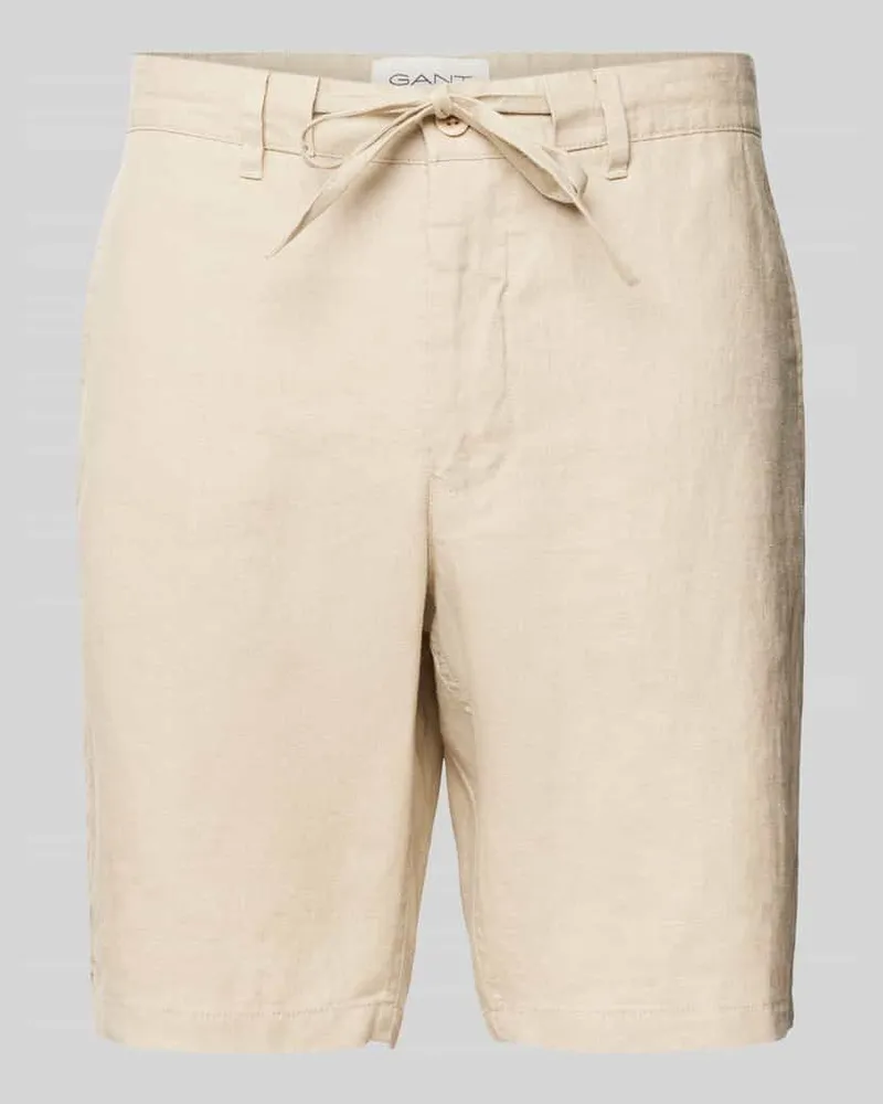 Gant Bermudas mit Tunnelzug Beige