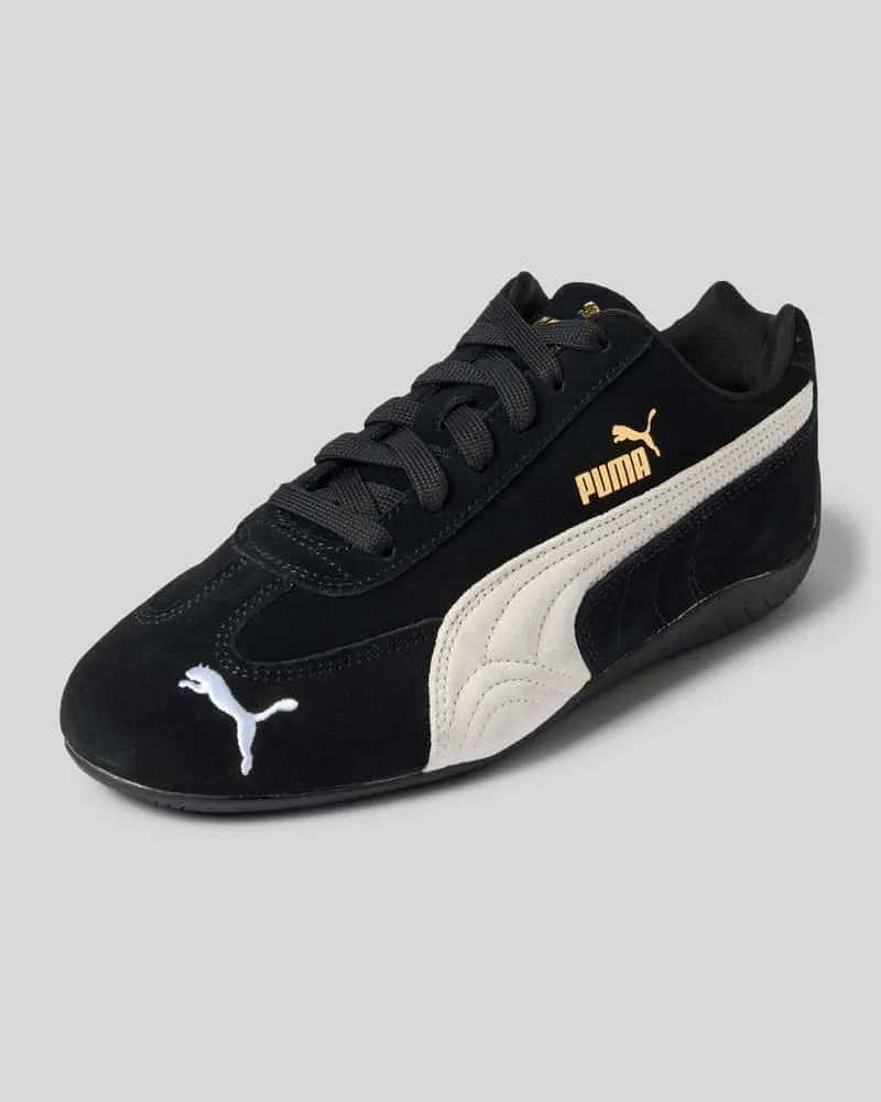 Puma Sneaker aus Leder-Mix Modell 'Speedcat Black