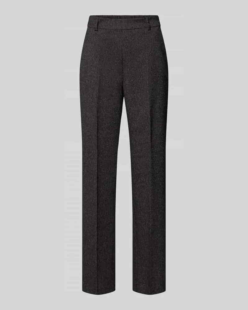 Mos Mosh Stoffhose mit Bügelfalte Modell 'Bai Anthrazit