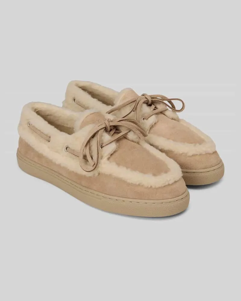 Marc O'Polo Loafer aus echtem Leder Modell 'Kara 7 Taupe
