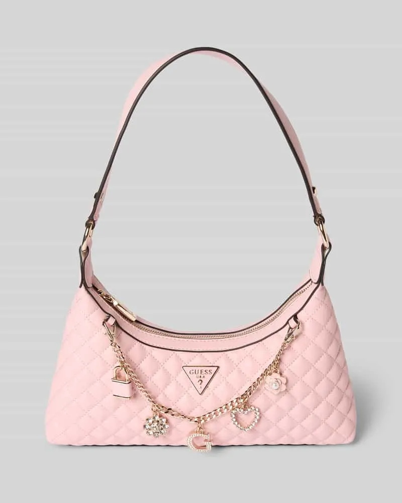 Guess Handtasche mit Steppnähten Modell 'EVERLEE Rose