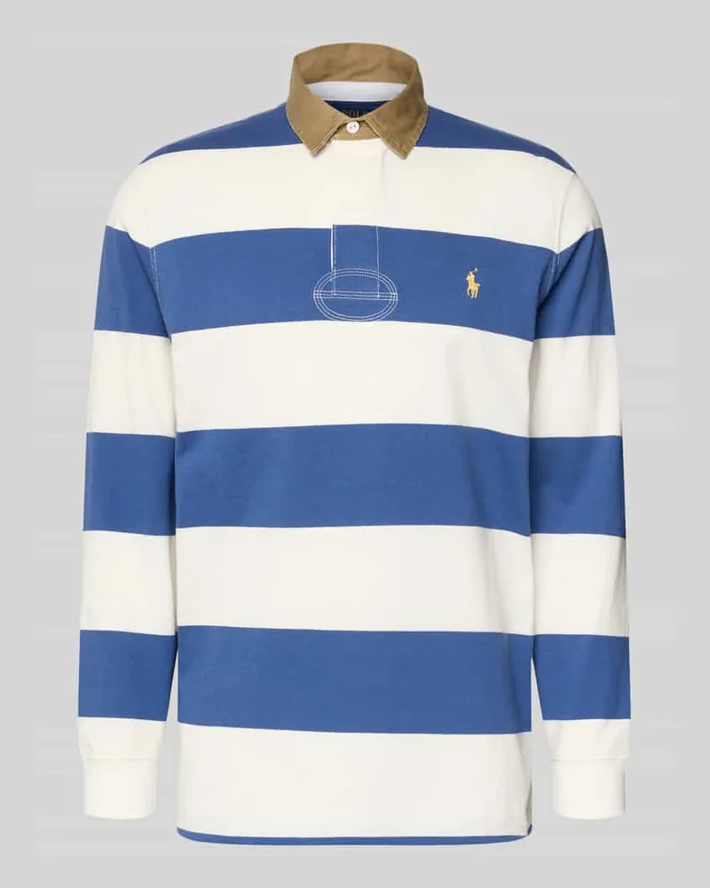 Ralph Lauren Sweatshirt mit Label-Stitching Royal