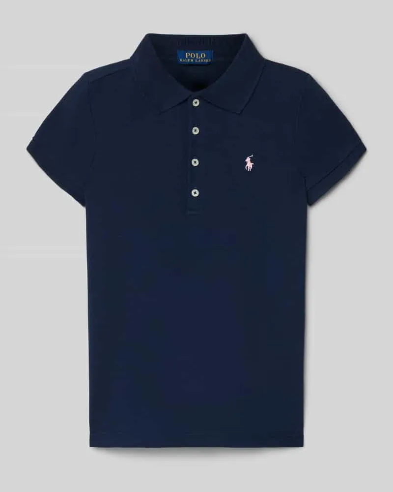 Ralph Lauren Regular Fit Poloshirt aus Baumwoll-Mix Marine