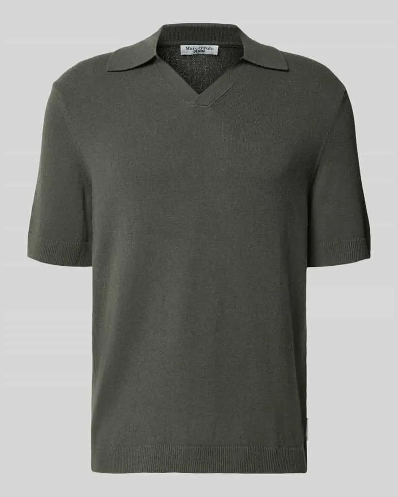 Marc O'Polo Regular Fit Poloshirt aus Baumwoll-Mix Khaki