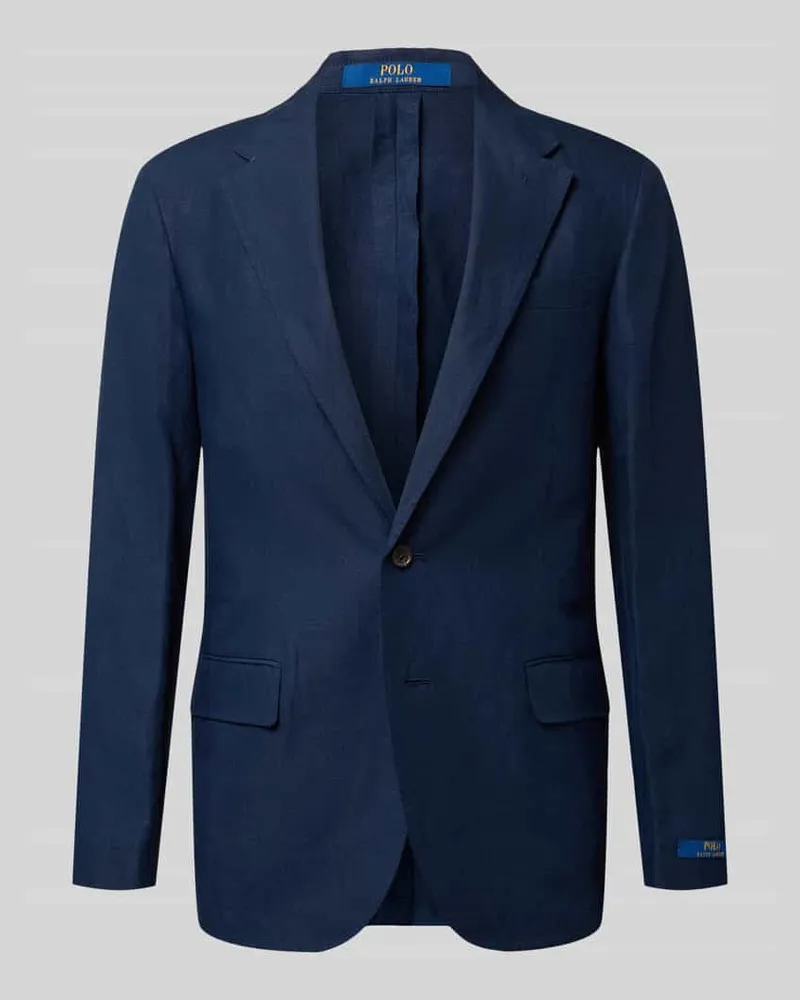 Ralph Lauren Regular Fit Anzugsakko aus reinem Leinen Marine