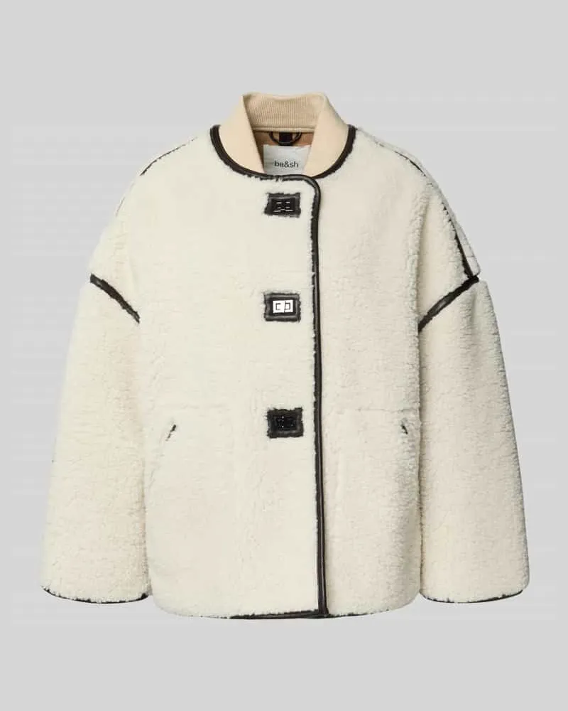 ba&sh Jacke mit überschnittenen Schultern Modell 'MAURY Ecru