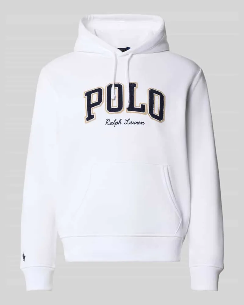 Ralph Lauren Loose Fit Hoodie aus Baumwoll-Mix Weiss