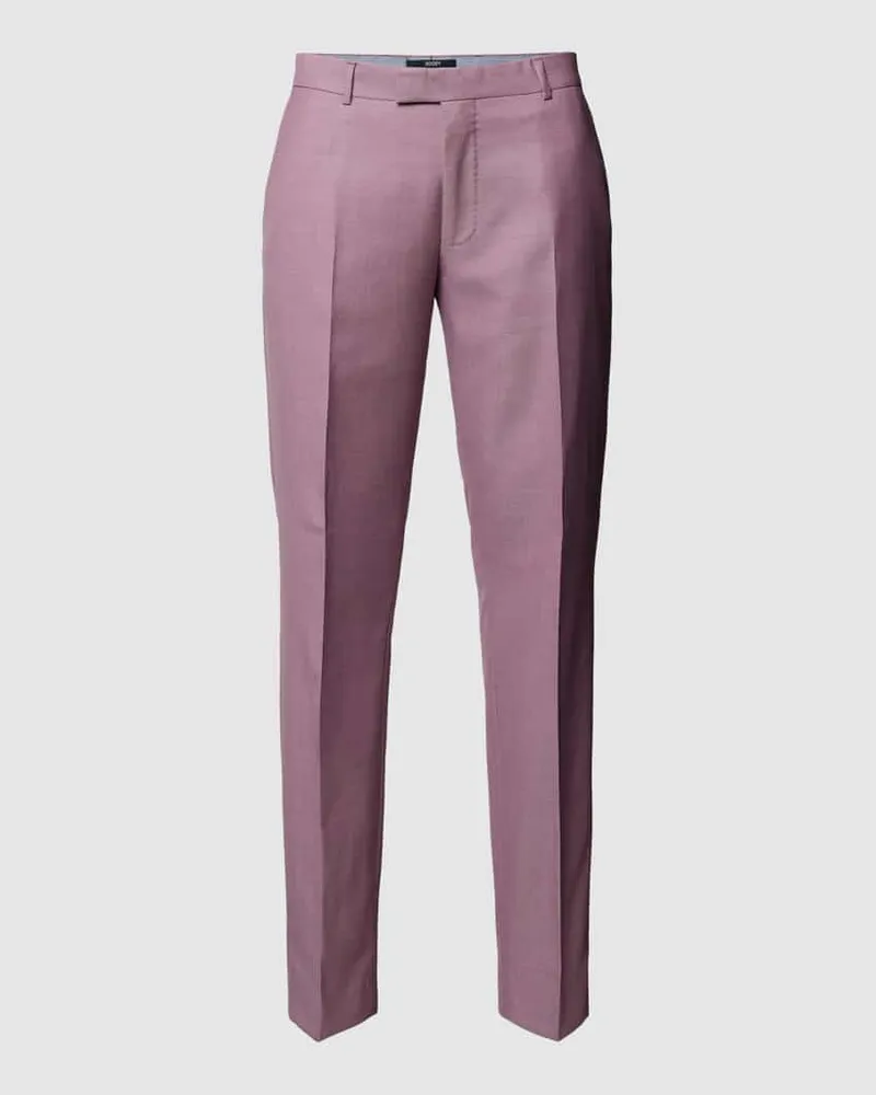 JOOP! Slim Fit Anzughose aus Schurwolle Modell 'Blayr Violett