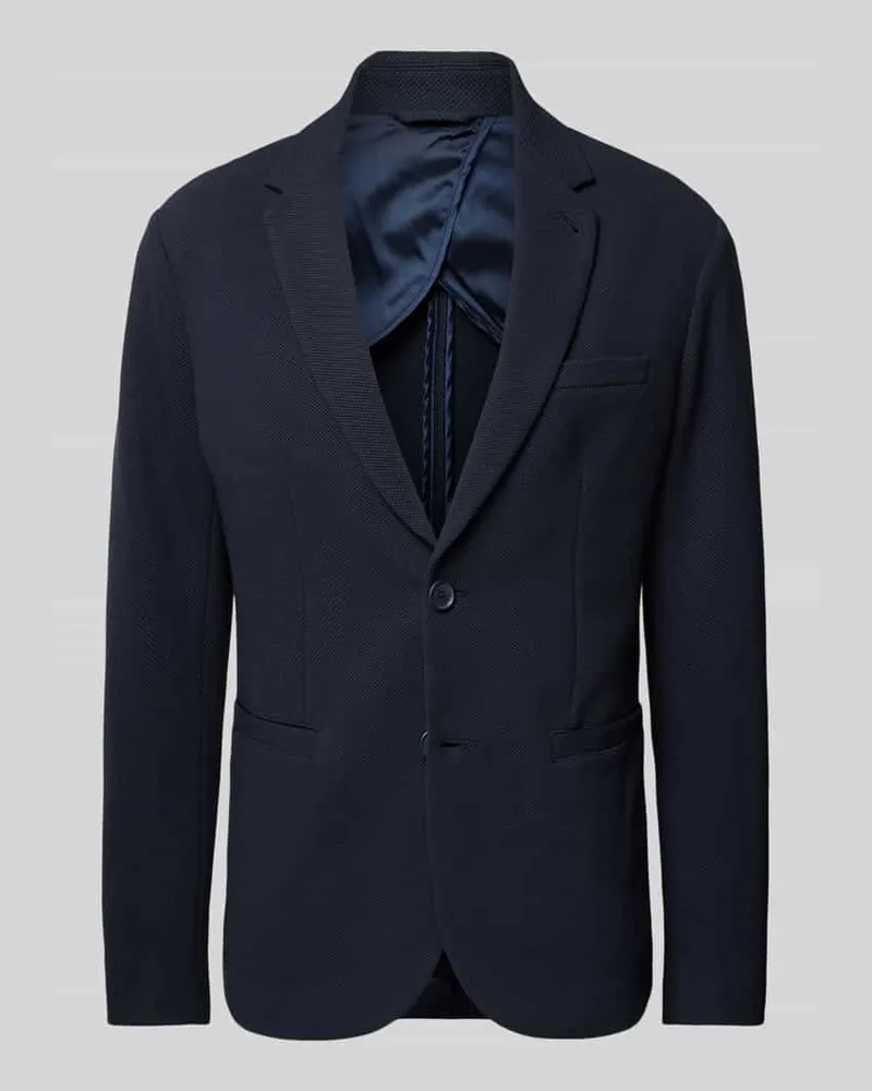 Armani Exchange Regular Fit Sakko mit 2-Knopfleiste Modell 'GIACCA Marine