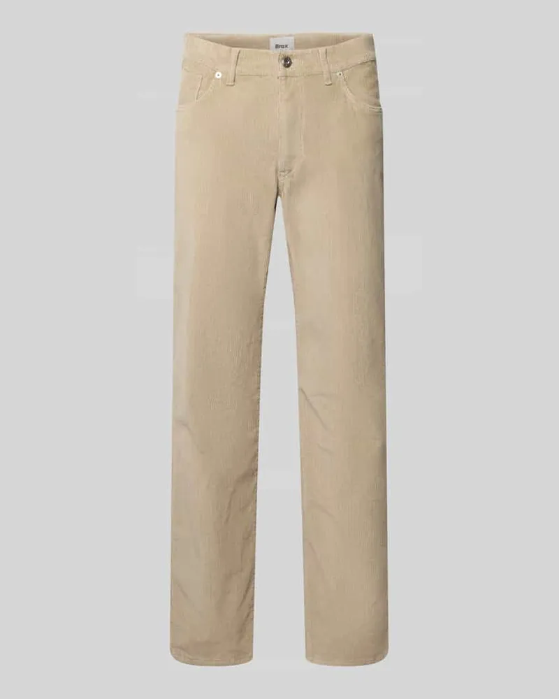 Brax Straight Fit Cordhose aus Baumwoll-Mix Modell 'Mythos Flex Cord Kitt