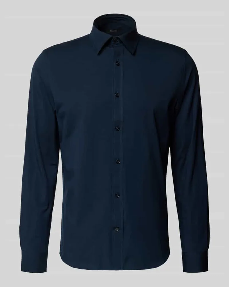 Matinique Slim Fit Freizeithemd mit Kentkragen Modell 'trostol Marine
