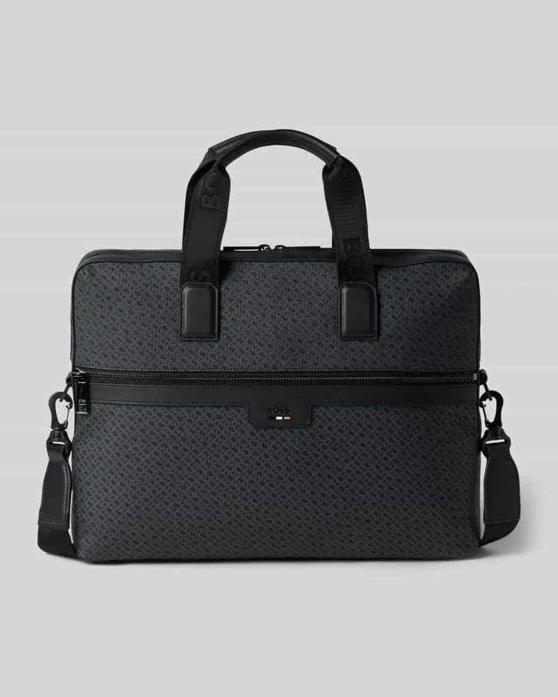 HUGO BOSS Laptoptasche mit abnehmbarem Schulterriemen Black