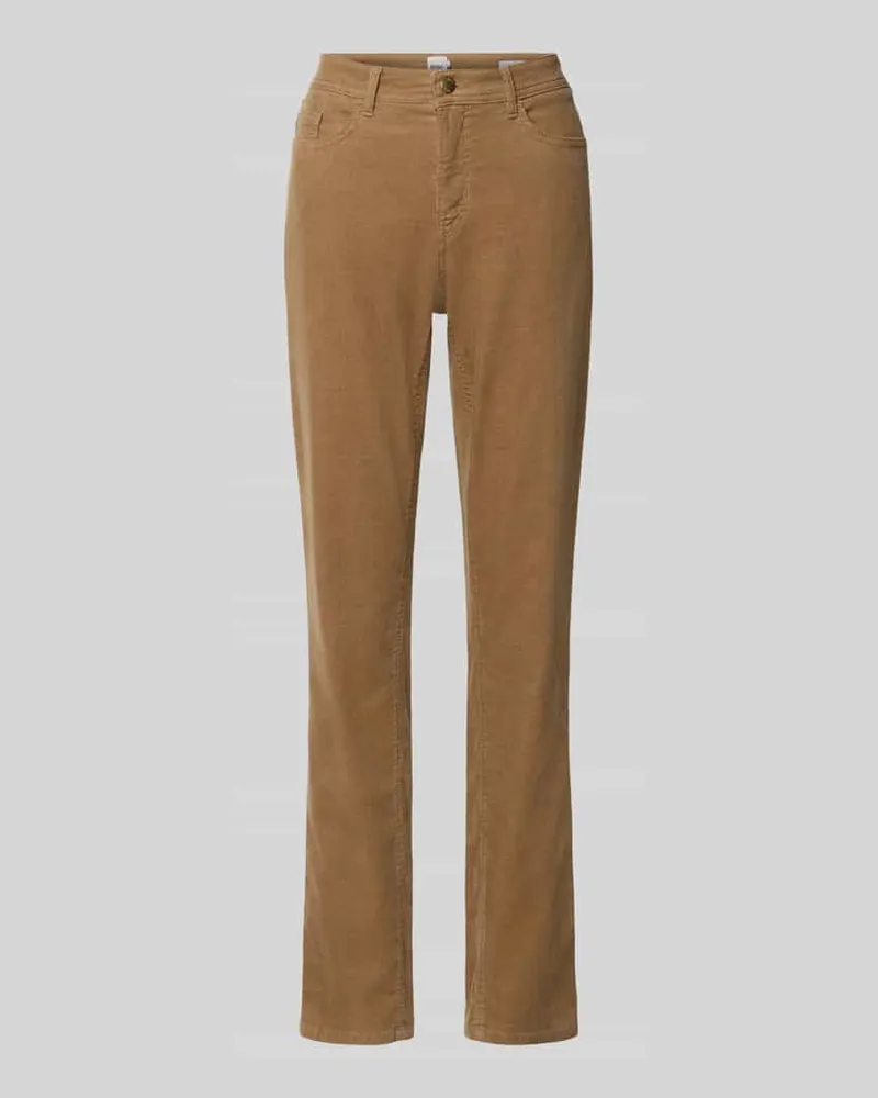 Brax Schmale Hose aus Baumwoll-Lyocell-Mix Modell 'CAROLA Beige