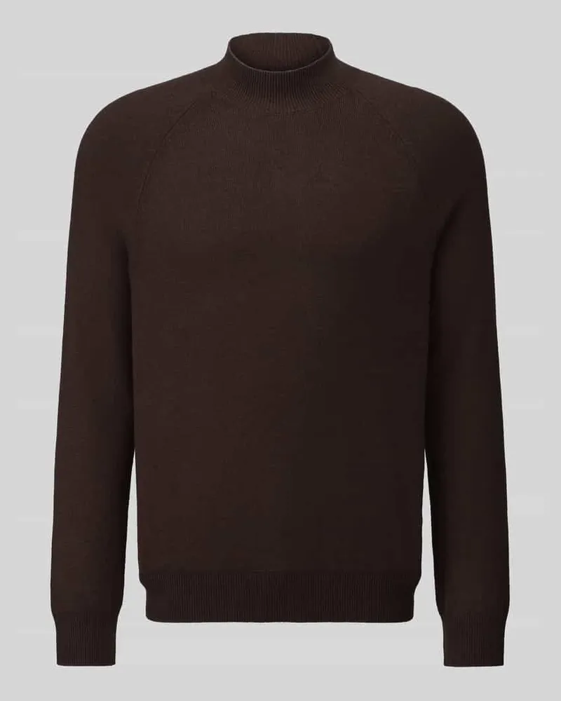 Strellson Regular Fit Pullover aus Baumwoll-Mix Modell 'Tito-M Schoko