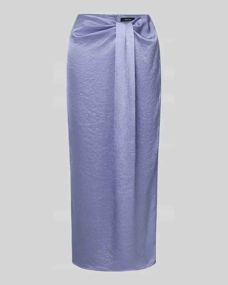 Marc Cain Midirock mit Raffungen Lavender