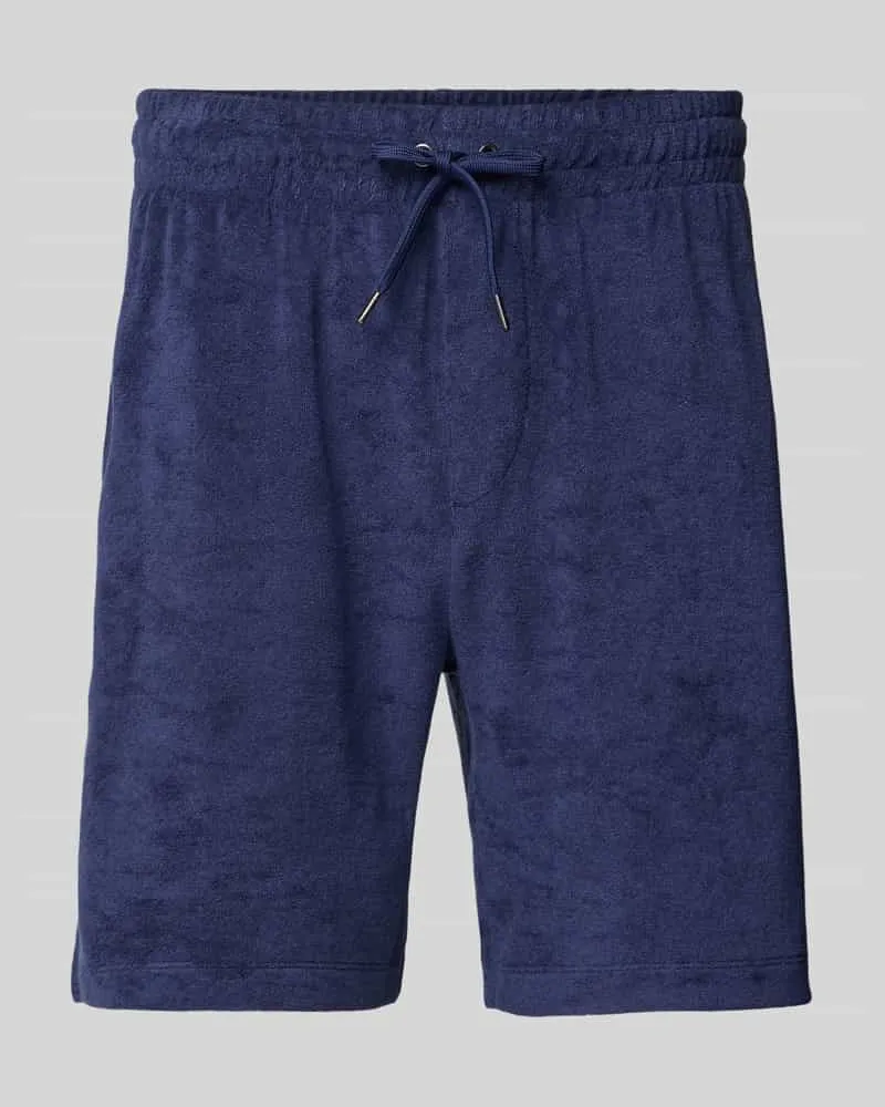Ralph Lauren Shorts aus Frottee mit elastischem Bund Marine