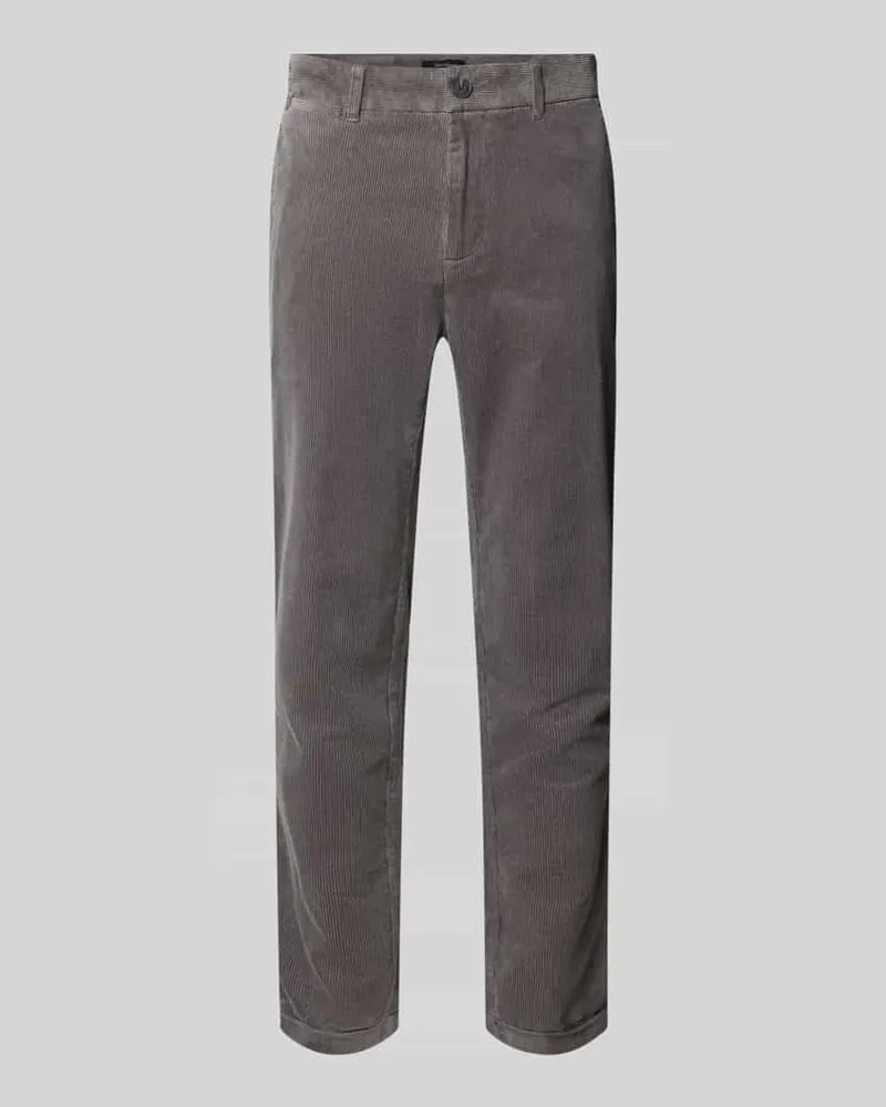 Matinique Cordhose mit Gesäßtaschen Modell 'Liam Hellgrau