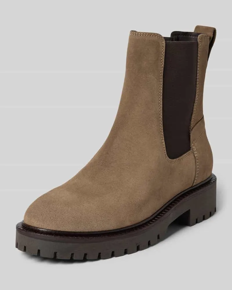 Marc O'Polo Chelseas aua echtem Veloursleder Modell 'PHIA 14 Beige