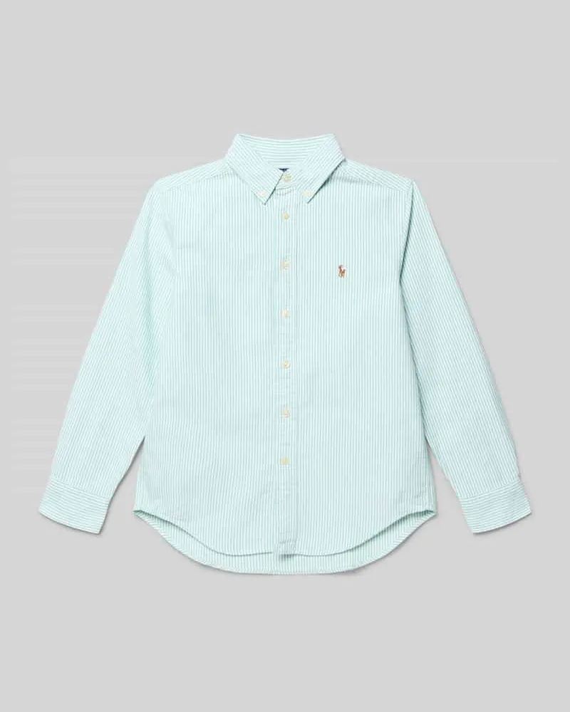Ralph Lauren Regular Fit Freizeithemd aus reiner Baumwolle Mint