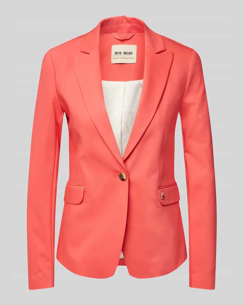 Mos Mosh Blazer mit Reverskragen Modell 'Blake Koralle