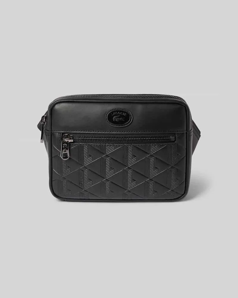 Lacoste Umhängetasche mit Schulterriemen Black